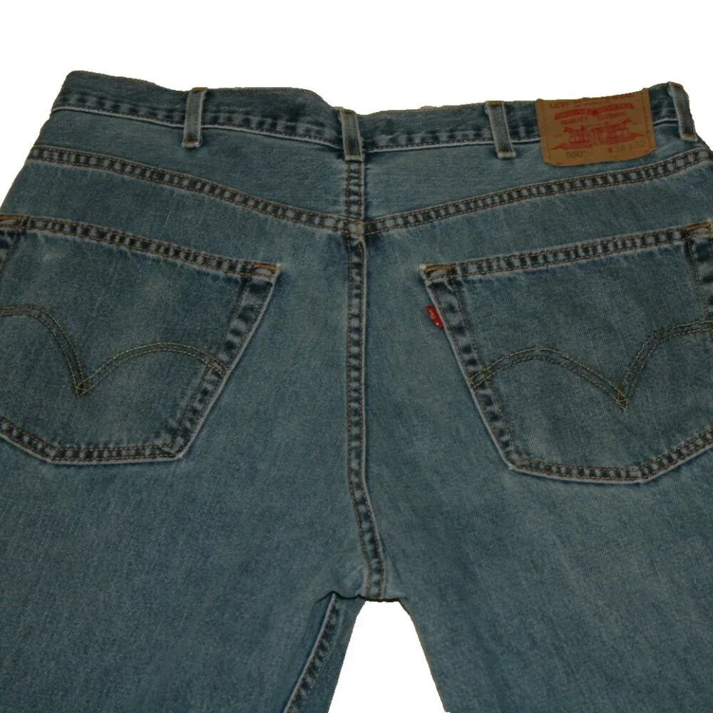 Levi's 550 Red Tag Jeans Men's 38x32 Relaxed Fit Denim - Picture 4 of 7